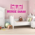 thumbnail image 1 of Girls Cute Girly Wall Decal Decoration Cardiac Echo Medical Nursing Motivational Quote Lasts Years and Easily Removable - Size: 30 In(W) x 18 In(H), 1 of 5