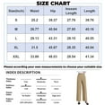 thumbnail image 3 of White Dress Pants Womens Business Casual Pants, Pull on Office Formal Elastic Waist Plus Size Slacks Ladies Work Slacks with Pockets S-2XL, 3 of 6
