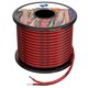 thumbnail image 1 of Cable eléctrico de silicona de 20 AWG, 2 conductores de cable paralelo, línea de 200 pies [negro de 100 pies, rojo de 100 pies, calibre 20, alambre de cobre estañado trenzado sin oxígeno, 1 of 6