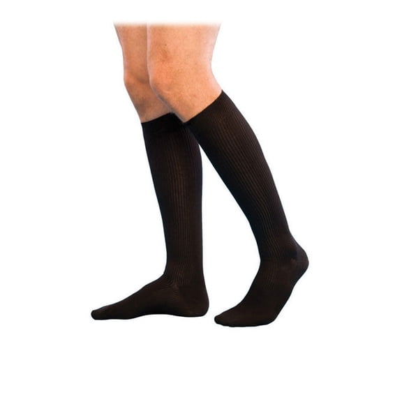 Sigvaris Well Being 186 Men's Casual Cotton Knee High Socks 15-20 mmHg