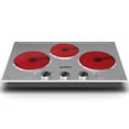 thumbnail image 6 of Sunvivi 1800W Three-burner portable electric ceramic stove - knob control, indicator light, compatible with all cookware, suitable for a variety of cooking scenarios, silver, 6 of 9