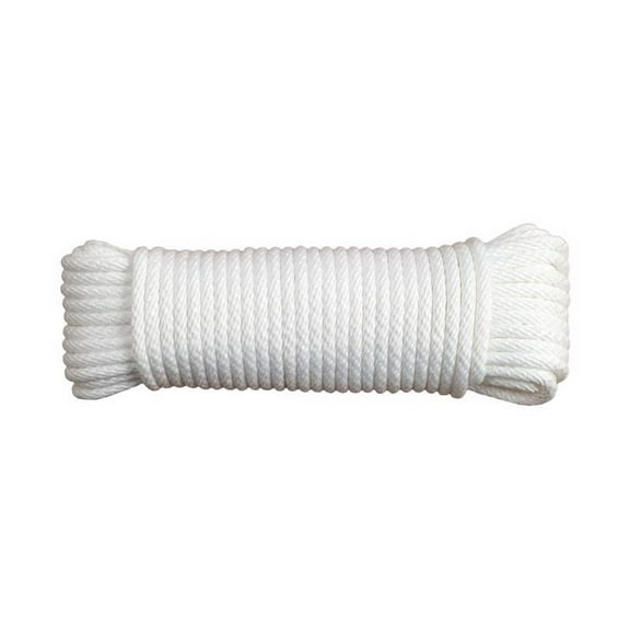 Koch 3/16 in. D X 100 ft. L White Diamond Braided Polypropylene Rope