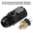 thumbnail image 4 of Unique Bargains 1 Set Auto Engine Temperature Cooling Fan Switch Thread-On AN Fitting Adapter 12AN 200'F On-185'F Off, 4 of 6
