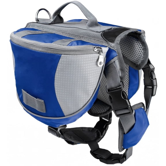 Zoowhale Dog Harness – Adjustable Saddle Bag with Pockets, Portable Pet Supplies with Handle, Secure Fit for Travel & Shopping, Enhances Mobility & Storage, Outdoor Gear, Harness for Car, Camping