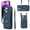 Blue, variant on Wallet Case for Apple iPhone 17e 16e, Crossbody Shoulder Strap Hand Wrist Cards Holder Zipper Cash Pocket Stand Feature Shockproof Bumper Phone Case for Apple iPhone 17e 16e, Purple