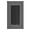 Black and white, variant on EastVita 9 x 12 ft Plastic Black Blue White Rectangular Beach Front Porches Patio Picnic RV Camping Garage Rhombus Geometric Area Rug
