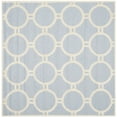 thumbnail image 6 of SAFAVIEH Cambridge Joss Geometric Circles Wool Area Rug, Light Blue/Ivory, 8' x 10', 6 of 10