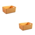 thumbnail image 1 of Guardoinrt Convenient Under Shelf Storage Basket - Wide Durable High-capacity Under Shelf Storage Baskets Under Shelf Basket Gold without cover 26*18*8cm 2PCS, 1 of 6