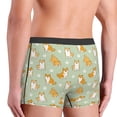 thumbnail image 5 of Balery Dog And Flower Men's Boxer Briefs, Soft and Breathable Cotton Underwear with nylon Waistband-Small, 5 of 9
