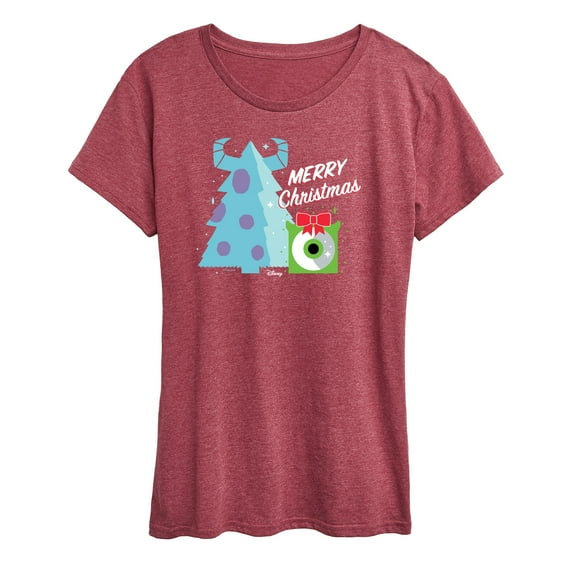 Monsters Inc - Merry Christmas Monsters Inc - Women's Short Sleeve Graphic T-Shirt