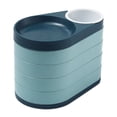 thumbnail image 1 of PENGXIANG Jewelry Storage Box Multilayer Rotating Plastic Jewelry Stand Earrings Box Cosmetics Beauty Container Organizer with Mirror, 1 of 9