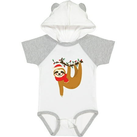 

Inktastic Christmas Sloth Gift Baby Boy or Baby Girl Bodysuit