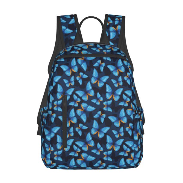 Easygdp Blue Butterfly para Easygdp Yak - Mochila Casual Ligera y Resistente para Viaje y Senderismo para Hombres y Mujeres