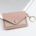 thumbnail image 3 of KAKOWELY Tarjetero de cuero para mujer, monedero pequeño, llavero, monedero para cambio, 3 of 4