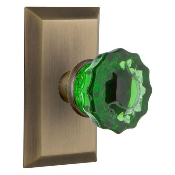 Nostalgic Warehouse Stucre_Prv_238_Nk Studio Solid Brass Rose Privacy Door Knob Set -