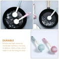 thumbnail image 6 of DRAFIDEEP 2pcs Kitchen Brush Durable Dish Scrubber With Long Handle For Removal Random Color For Pots Dishes And Sink, 6 of 8