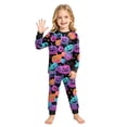 thumbnail image 5 of Gerichy Toddlers Pajamas Sets Halloween Boys Girls Sleepwear Pumpkin Graphic PJS Clothes Set 2T-9T, 5 of 7