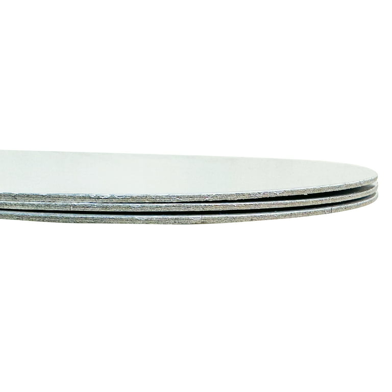 Silver Round 25cm Cake Boards (2pcs)