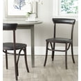 thumbnail image 2 of SAFAVIEH Kenny Contemporary Wood Solid Dining Bistro Chair, Antique Black (Set of 2), 2 of 7