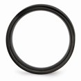 thumbnail image 2 of Stainless Steel Brushed Black Ip-Plated 8mm Flat Band (Size 9.5) Made In China sr330-9.5, 2 of 4