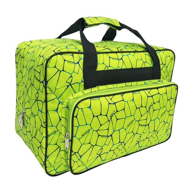 Cateissary Bolso de moda para mujer de los deportes y de la aptitud de la capacidad grande con la cremallera lisa reforzada y apretada Almacenamiento y organización del hogar Verde grande