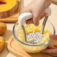 thumbnail image 2 of Binwennn Chopper Manual Garlic Presser Kitchen Potato Masher Kitchen Tool Pressed Vegetable Masher Potato Cooking And Kitchen Gadget, 2 of 8