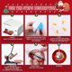 thumbnail image 3 of 12 piezas en blanco de adorno de sublimación - espacios en blanco de adorno de Navidad de sublimación de Mdf con hilos rojos (3,1, 3 of 5