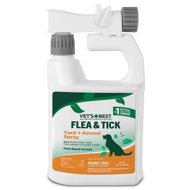 Spray para jardín y perrera para pulgas y garrapatas Vet's Best, 960 ml