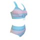 thumbnail image 5 of Trajes de baño para mujer, Trajes de baño para mujer Moda Mujer Estampado Casual Sin Espalda Abertura Bikinis de Cintura Alta Conjuntos de Trajes de Baño para Mujer Traje de Baño, 5 of 6