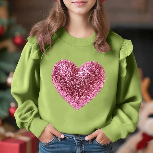 Vestido de verano para niña con estampado de flores de Pascua, manga corta, bolsillos con volantes y cuello redondo, top de poliéster