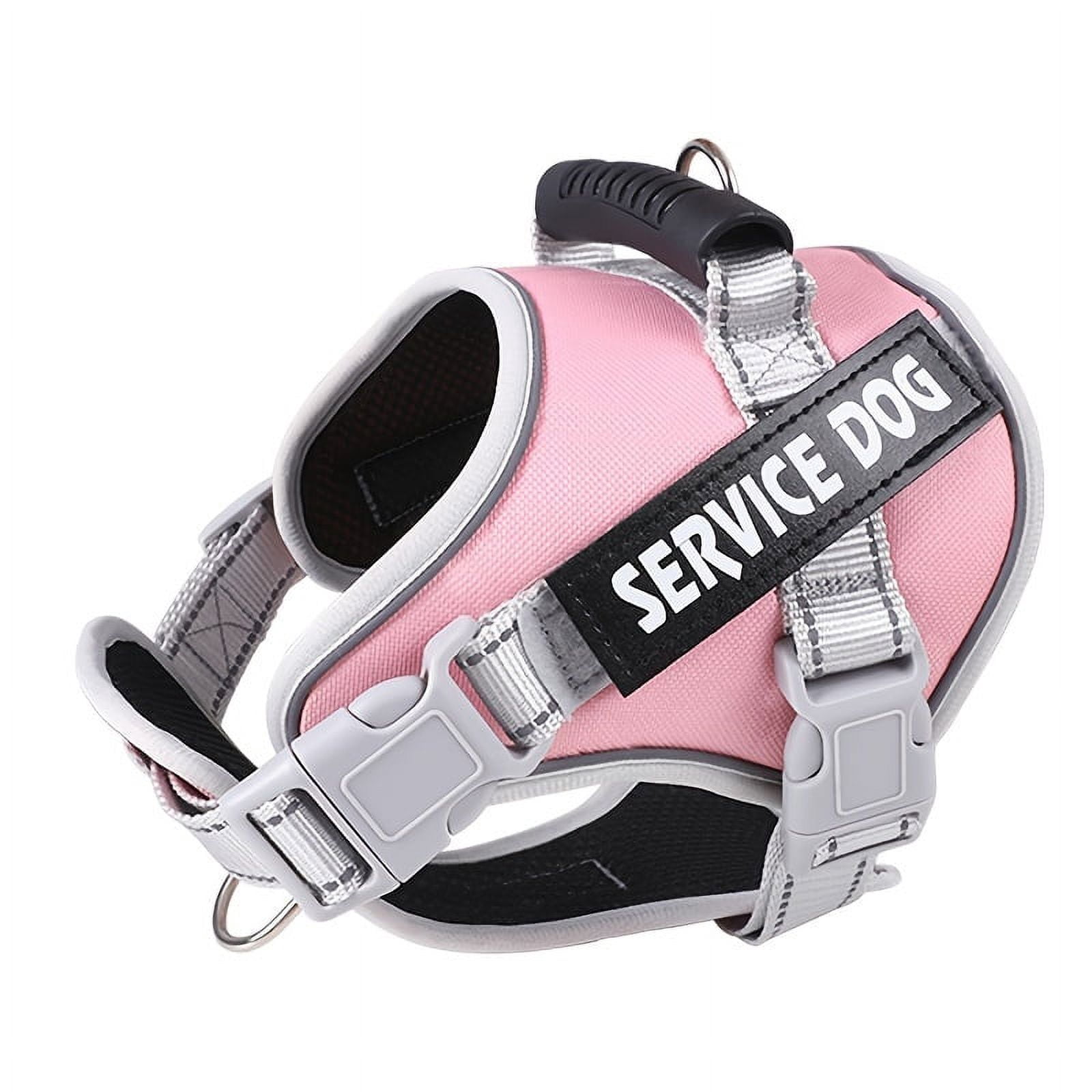 DABEI Reflective Dog Harness for Small and Medium Dogs - Adjustable Pet Vest for Safe Outdoor Walking