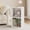 White, variant on YQ JENMW 2-Tier Bookcase,Narrow Bookshelf Storage Organizer for Small Spaces,Bedroom,Office,White
