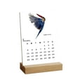 thumbnail image 2 of SMKE 2026 Bird Watercolor Desktop Calendar,Monthly Home Office Planning Organizer,Wooden Stand Hassle-Free Desk Decor,Nature-Inspired Aesthetic Productivity Tool,Space-Saving Small Desk Calendar, 2 of 9
