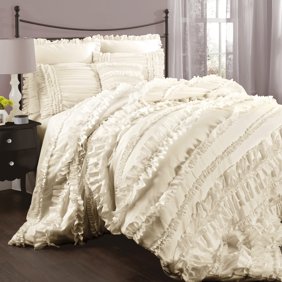 Lush Decor Venetian 4 Pc Comforter Set King Silver Walmart Com