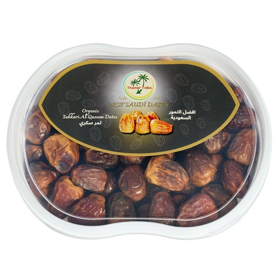 Sukkari Dates 1.5lb, MUFATTAL Ajwa Dates imported from from Al Qassim, Saudi Arabia, 1.5lb (680g)