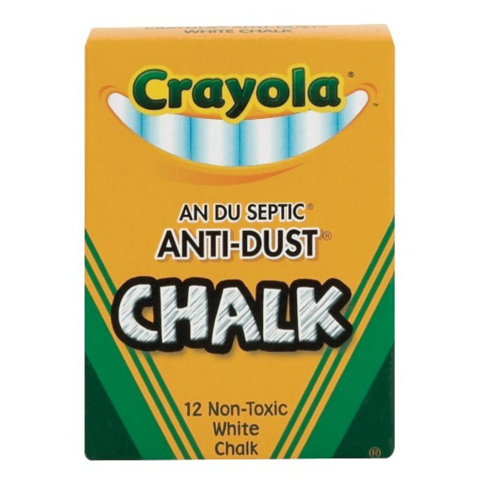 Crayola Anti-Dust White Chalk