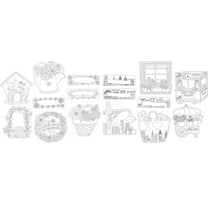 Barker Creek Color Me Double Sided Accents ̶ Set of 72