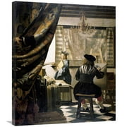 36 in. The Artists Studio Art Print - Johannes Vermeer