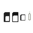 thumbnail image 1 of Opolski 4Pcs Universal Mobile Phone SIM to Micro/Standard Card Adapter Converter, 1 of 6