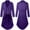 Purple, variant on Tawop Mens Coats Mens Gothic Hoodless Casual Solid Long Coats Mens Clothing,Wine,4XL