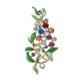 thumbnail image 1 of Broche de hojas esmaltadas,Broche de flores de diamantes de imitación,Broche de ,Broche de moda para mujer,Ropa Accesorios De Joyería,Decoración de ropa delicada 2 piezas, 1 of 8