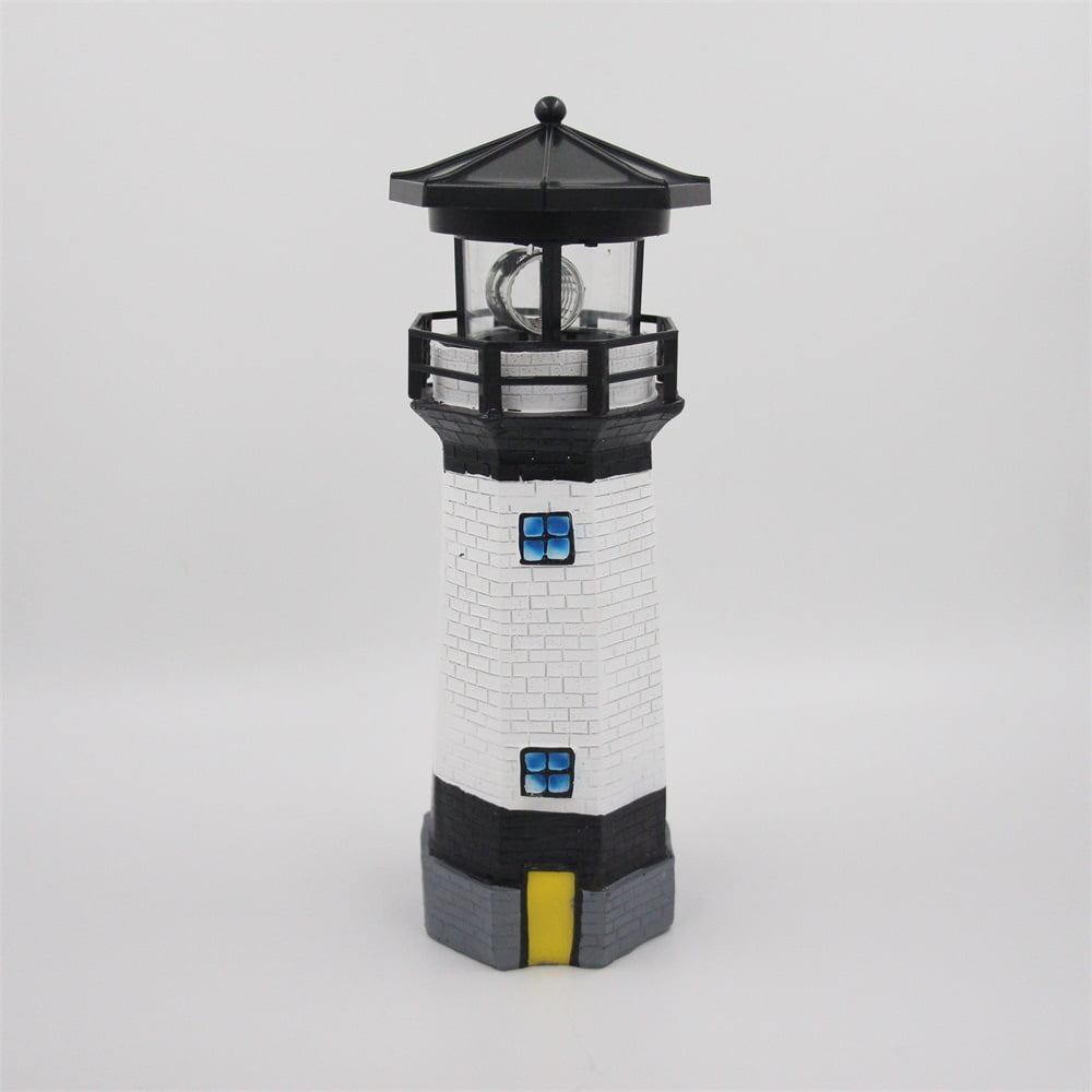 LED Dusk to Dawn with Remote Solar Panel Solar Beacon Lighthouse Light Kit 