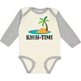 thumbnail image 3 of Inktastic Kauai Time Hawaii Island Boys or Girls Long Sleeve Baby Bodysuit, 3 of 5