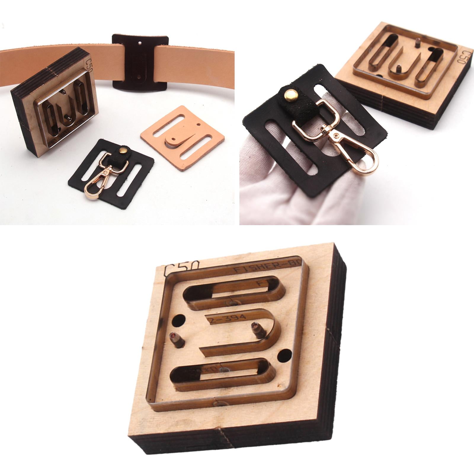 Leather Craft Cutting Die Hollow Template Stencils Jewelry Punch Tool for DIY Making, Leathercrafts, Belt Buckle, in, Scrapbooking