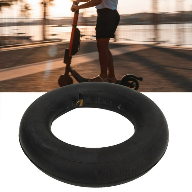 Tubo interior de scooter, tubo interior de neumlico de scooter de goma con válvula para mantenimiento