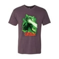 thumbnail image 2 of Catzilla Parody Taking Over City | Mens Cat Lover Premium Tri Blend T-Shirt, Vintage Purple, X-Large, 2 of 3