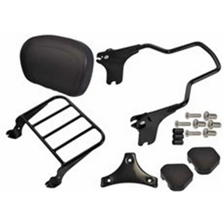 Harley Davidson Flh Bagger (bagger brothers bb-dbr-9708-k detachable backrest & luggage rack combo for 1997-2008 harley davidson flh models,)