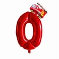 thumbnail image 2 of 2 Pcs Ballons Chiffres Rouges 32 Pouces Mini Camion de Pompiers Ballons en Feuille 1 2 3 4 5 6 7 8 9 Ans Décoration de Fête d'Anniversaire shower de Bébé Jouet pour Enfants, 2 of 5