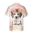 thumbnail image 2 of Happy Mother's Day Dalmatian with Flower Crown and Greeting Card Hawaiian Shirt Breathable Summer Unisex Merch Dog Lover - 13004, 2 of 6
