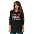 thumbnail image 5 of Breast Cancer Have Hope Pink Ribbon Women's Long Sleeve T Shirt Brisco Brands S, 5 of 6
